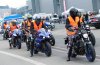 Yamahy pro testovací jízdy s Blue Knights - Motosalon 2016
