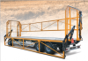 Tractor platform trailer with hydraulic sideboards Type PRS-3S/S18