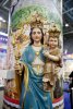 Expozici Církevní turistiky hlídá socha Panny Marie Křtinské